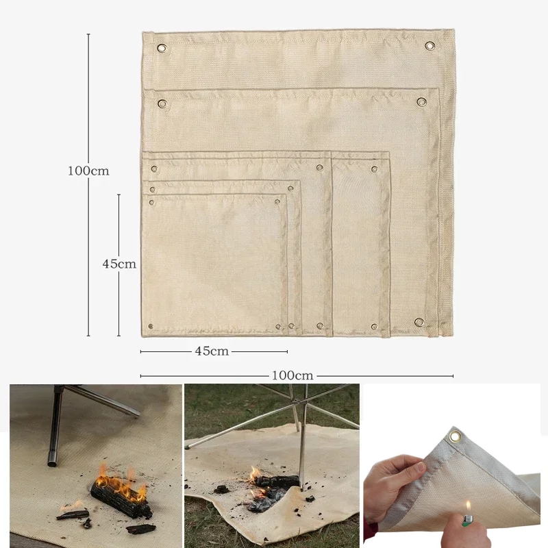 Outdoor Camping Fire - Camping brandwerende mat, hittebestendige deken, buiten