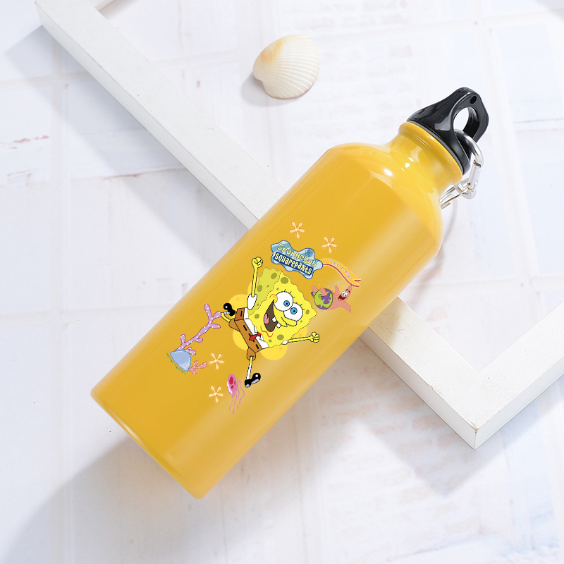 Outdoor Camping Anime - SpongeBobs aluminium waterfles Outdoor Bike Sports