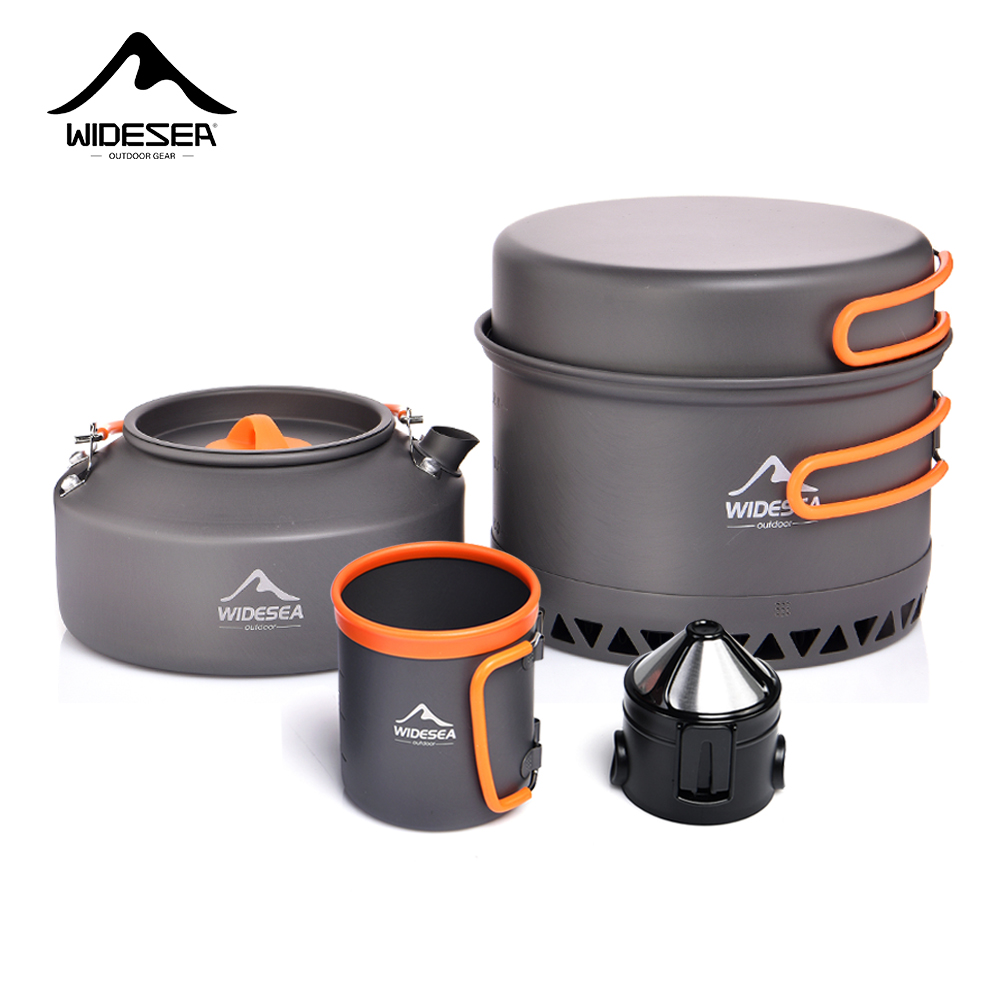 Outdoor Camping Kettle - Camping Servies Outdoor Kookgerei Set Potten