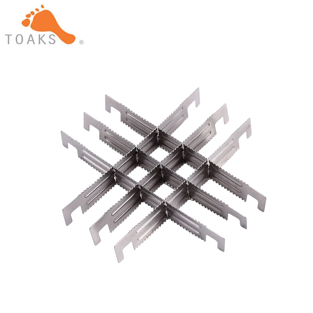 Outdoor Camping Stove Wood - 2/4/6pcs TOAKS Outdoor Titanium Houtkachel Cross