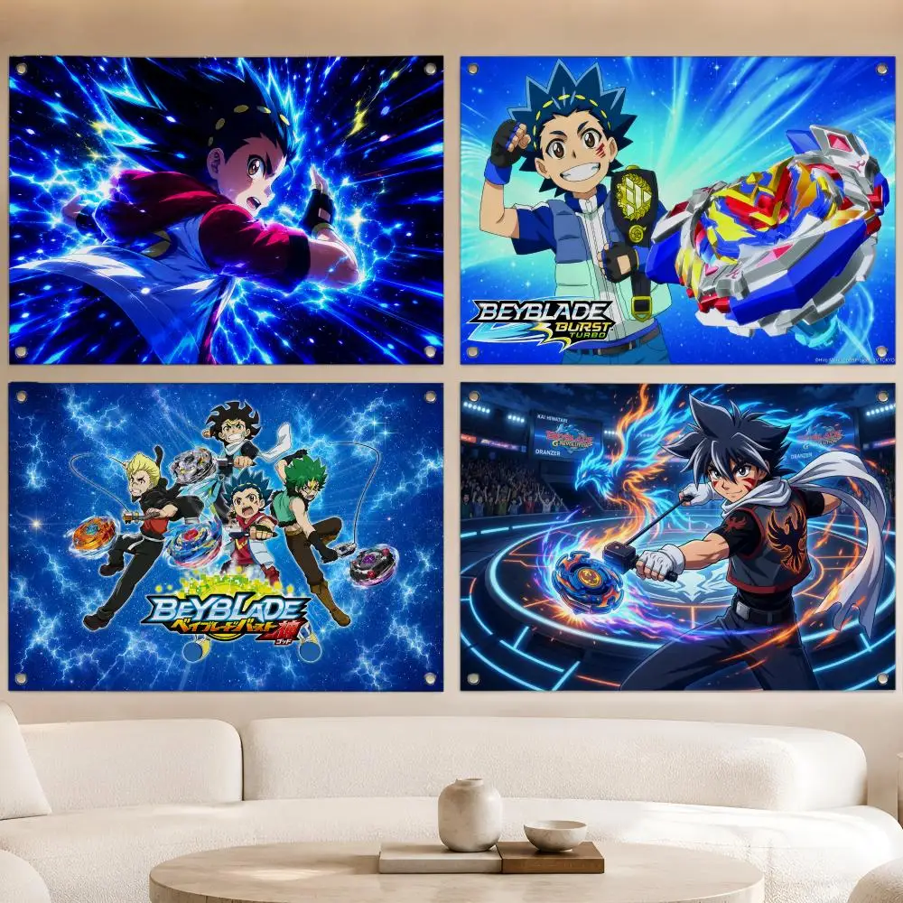Outdoor Camping Anime - Action Anime X-X beyblade X Vlaggen