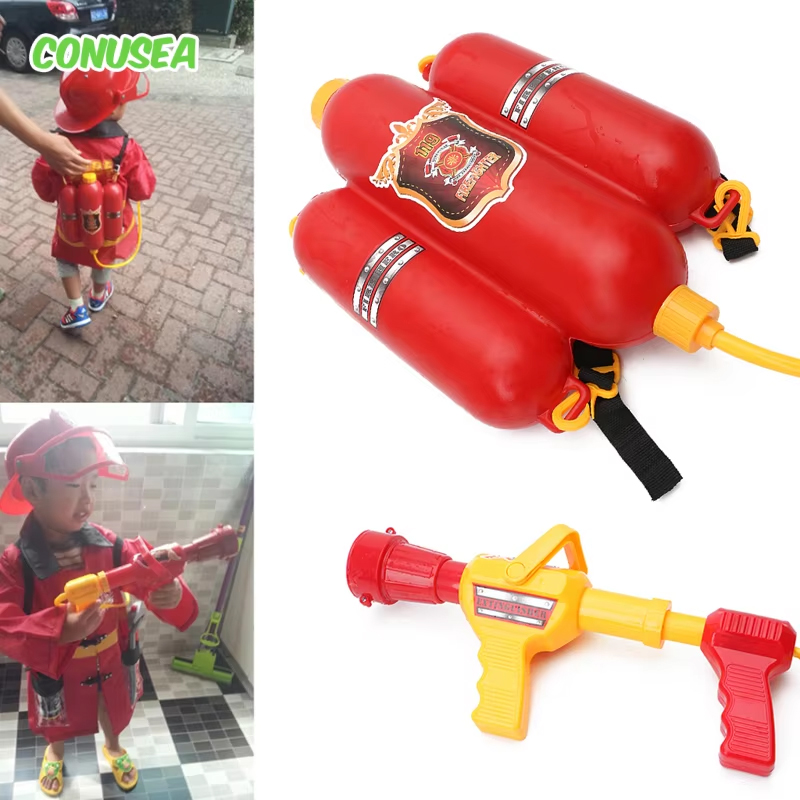 Outdoor Camping Games For Kids - Brandrugzak Waterpistool Grote capaciteit Brandweerman Waterpistolen
