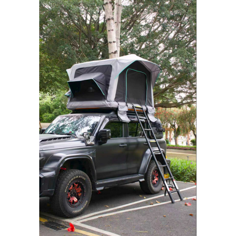 Outdoor Camping Tent Waterproof - Opblaasbare waterdichte daktoptent met zijzonwering voor