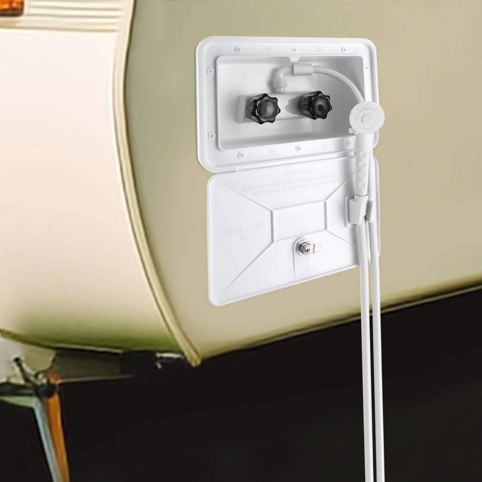 Outdoor Camping Shower - RV Buitendouchebox Compacte RV Buitendouche Set