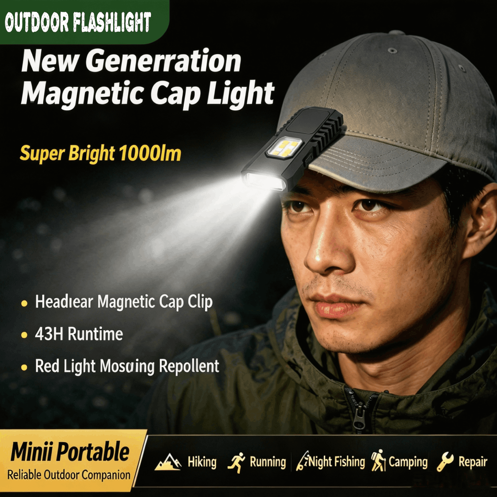 Outdoor Camping Adventure - Multifunctionele USB oplaadbare sleutelhangerzaklamp Mini Cob