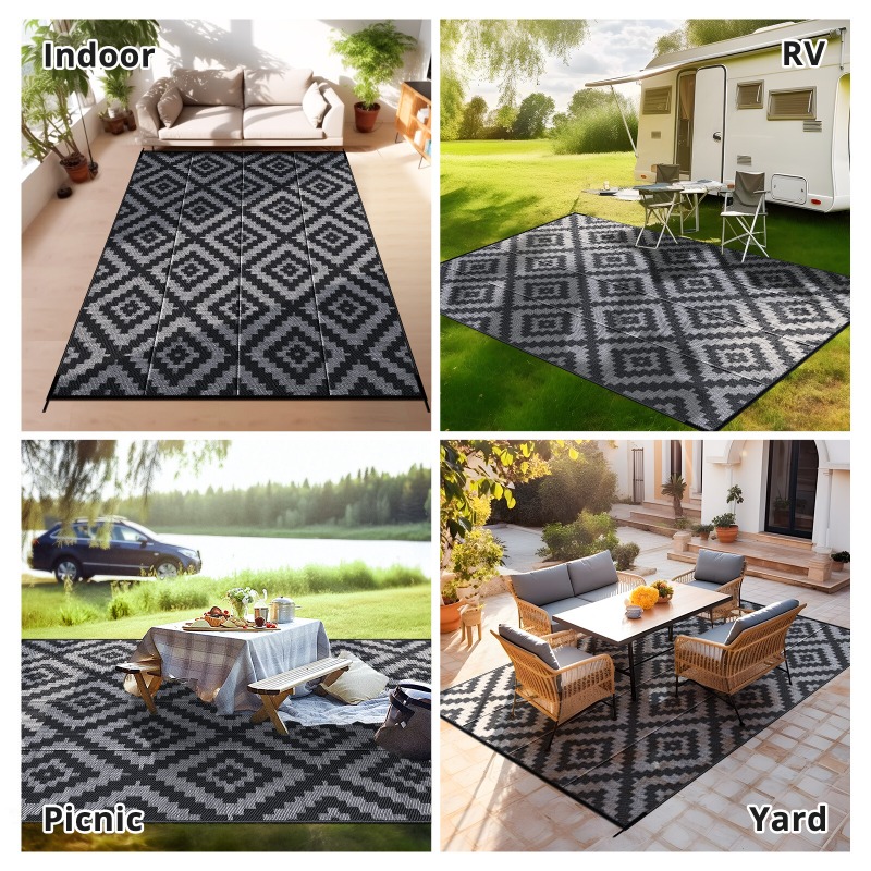 Outdoor Camping Rugs 9X18 - (5x8, 6x9, 9x12, 9x18) Buitenmatten Tuinmat