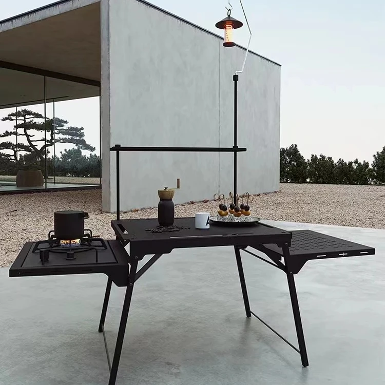 Outdoor Camping Warehouse - NieuweSM-IGTN Aluminium Draagbare Campingkeuken Tafel Modern