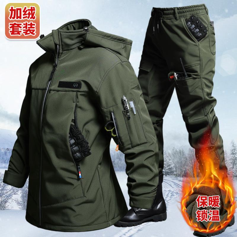 Outdoor Camping Adventure - Herfst en winter fluwelen waterdichte tactische