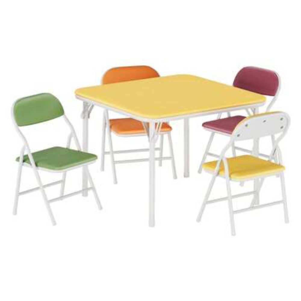 Outdoor Camping Table And Chairs - Inklapbare vierkante tafel- en stoelenset voor