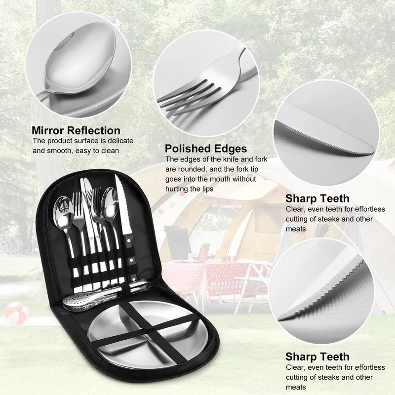 10-delige roestvrijstalen pick - Outdoor Camping Warehouse recensie en prijs