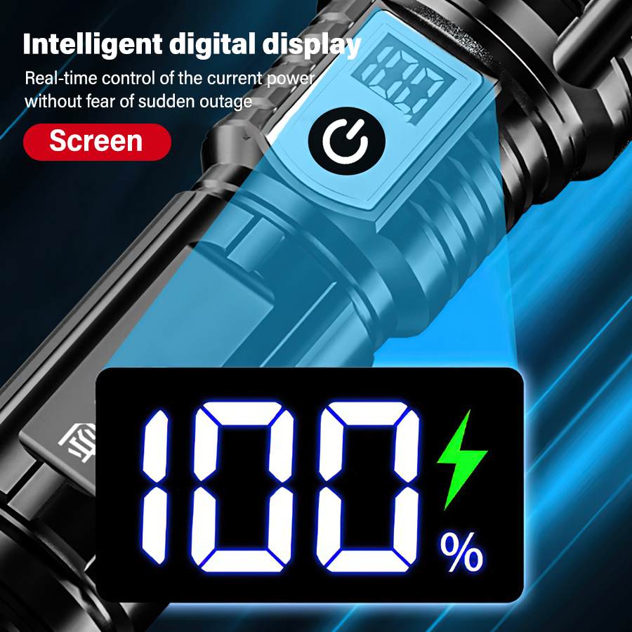 High Power 200000LM LED-zaklam - Outdoor Camping Adventure recensie en prijs
