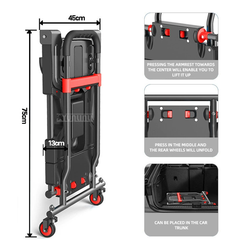 Multifunctionele opvouwbare ca - Outdoor Camping Trolley recensie en prijs