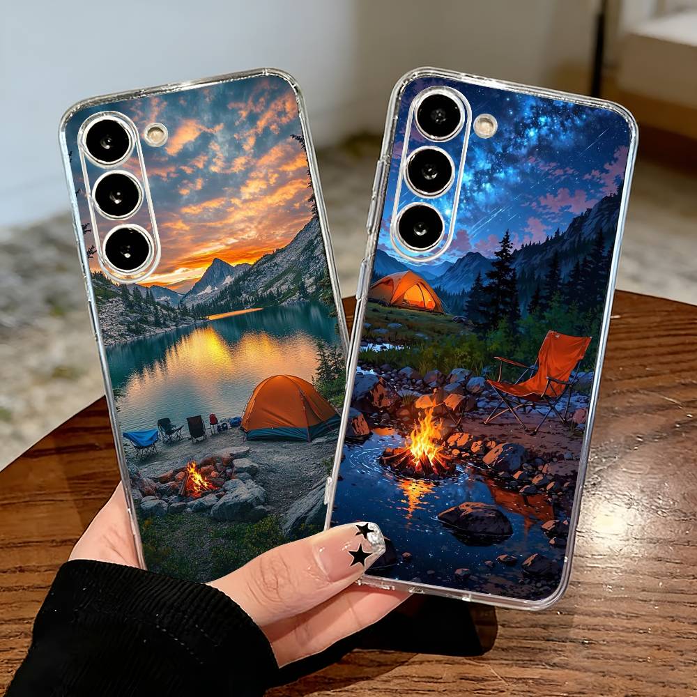 Telefoonhoesje met berglandsch - Outdoor Camping Anime recensie en prijs