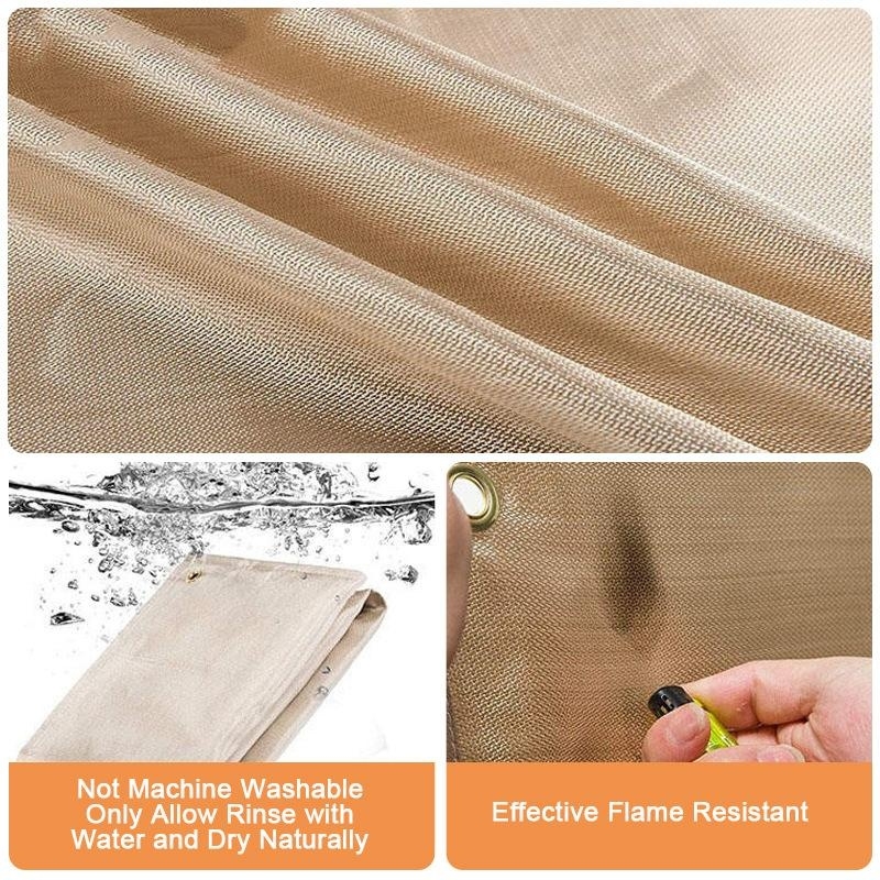 Vuurvaste mat voor buitenkampe - Outdoor Camping Fire recensie en prijs