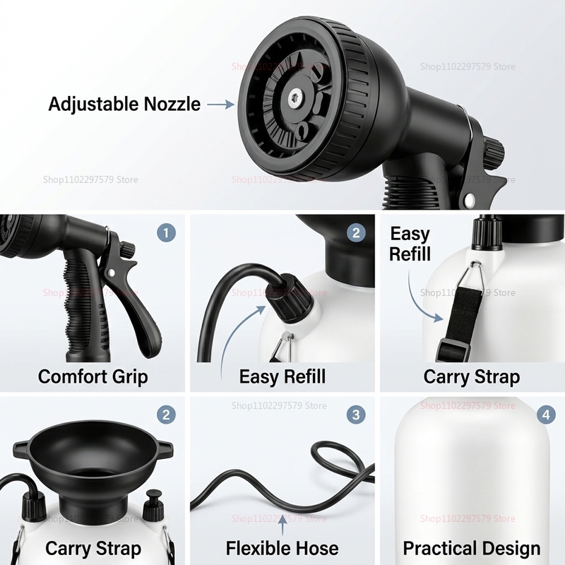 5L draagbare campingdouche, ha - Outdoor Camping Shower recensie en prijs