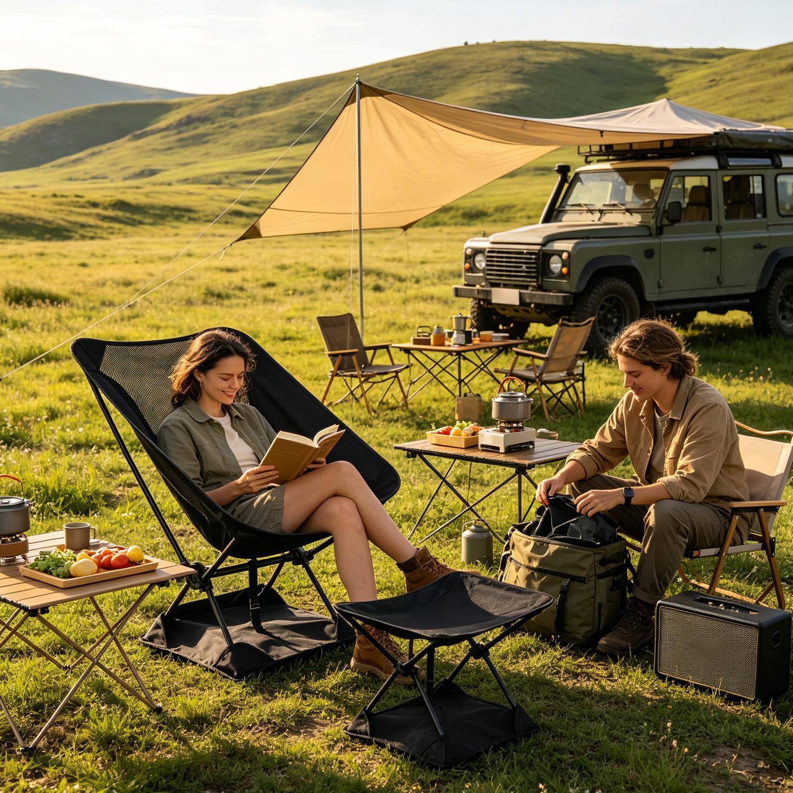 Oxford Cloth Anti-Sink Camp Ch - Outdoor Camping Table And Chairs recensie en prijs