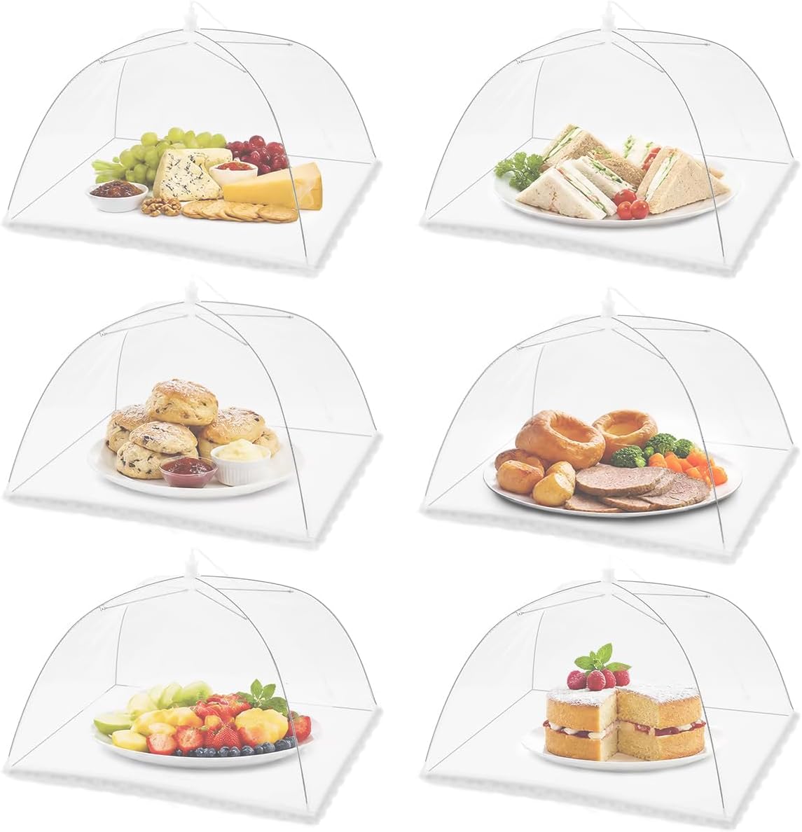 (6-pack) Mesh Voedselhoezen Te - Outdoor Camping Food recensie en prijs