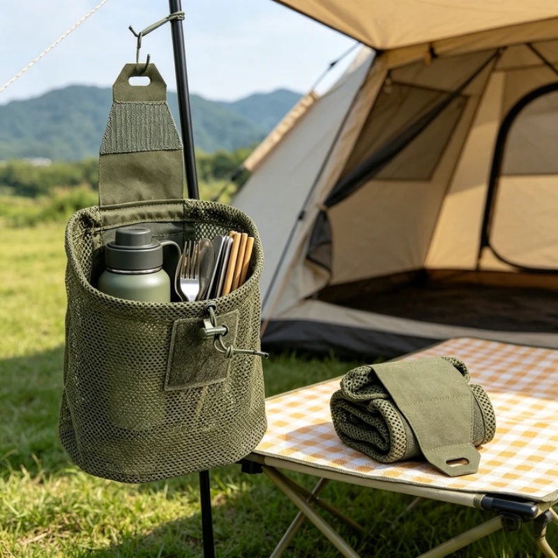 Nylon Nieuwe oprolbare mesh-du - Outdoor Camping Magazine recensie en prijs