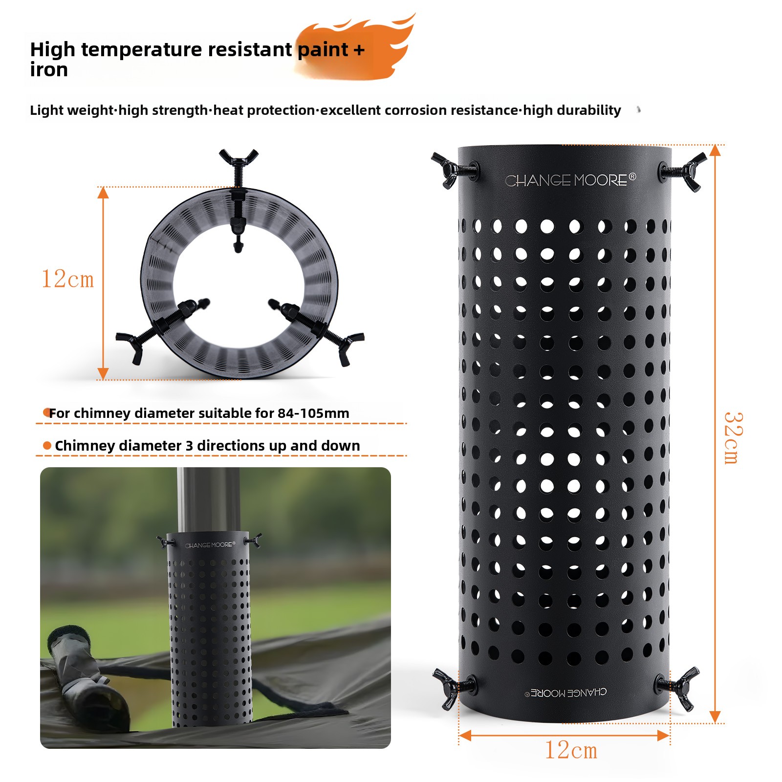 CHANGE MOORE Kachel Schoorstee - Outdoor Camping Stove Wood recensie en prijs