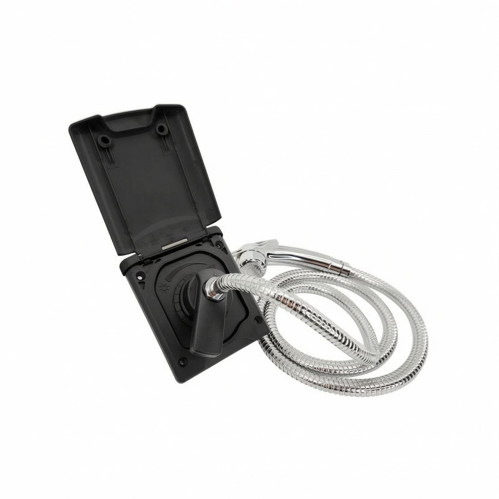Wandgemonteerde doucheset, wat - Portable Camping Shower recensie en prijs