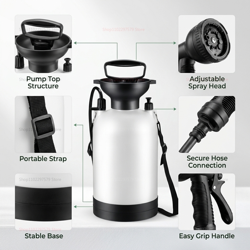 Draagbare Campingdouche 5L Han - Outdoor Camping Shower recensie en prijs