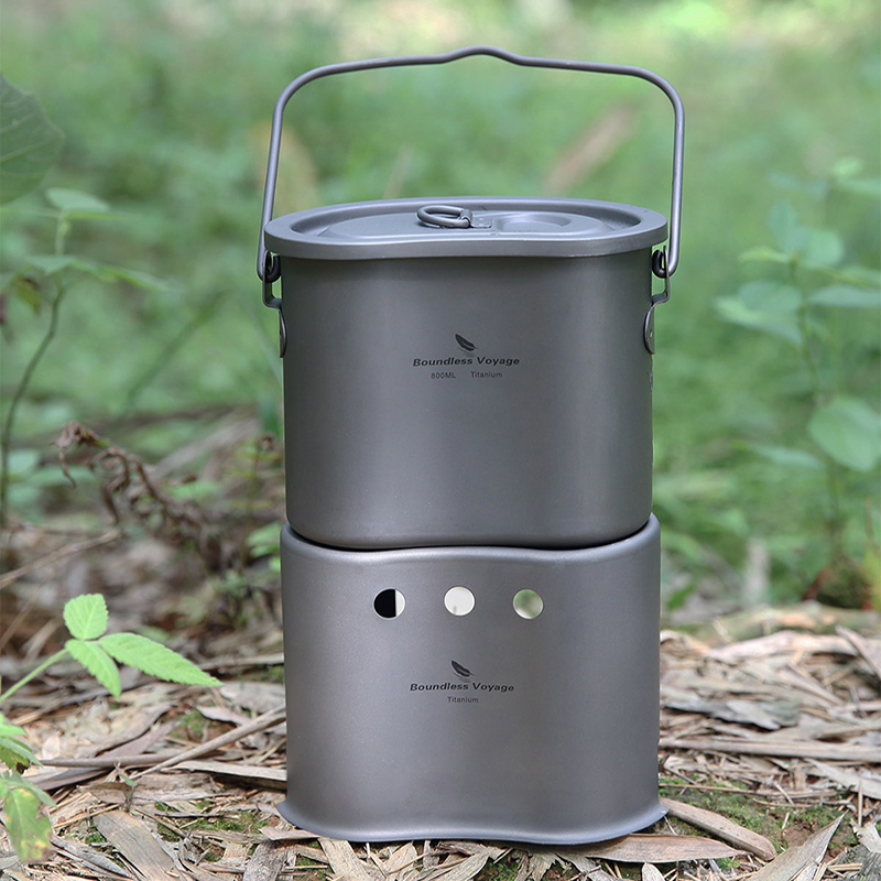 Grenzeloze Reis Titanium Kookg - Outdoor Camping Stove Wood recensie en prijs