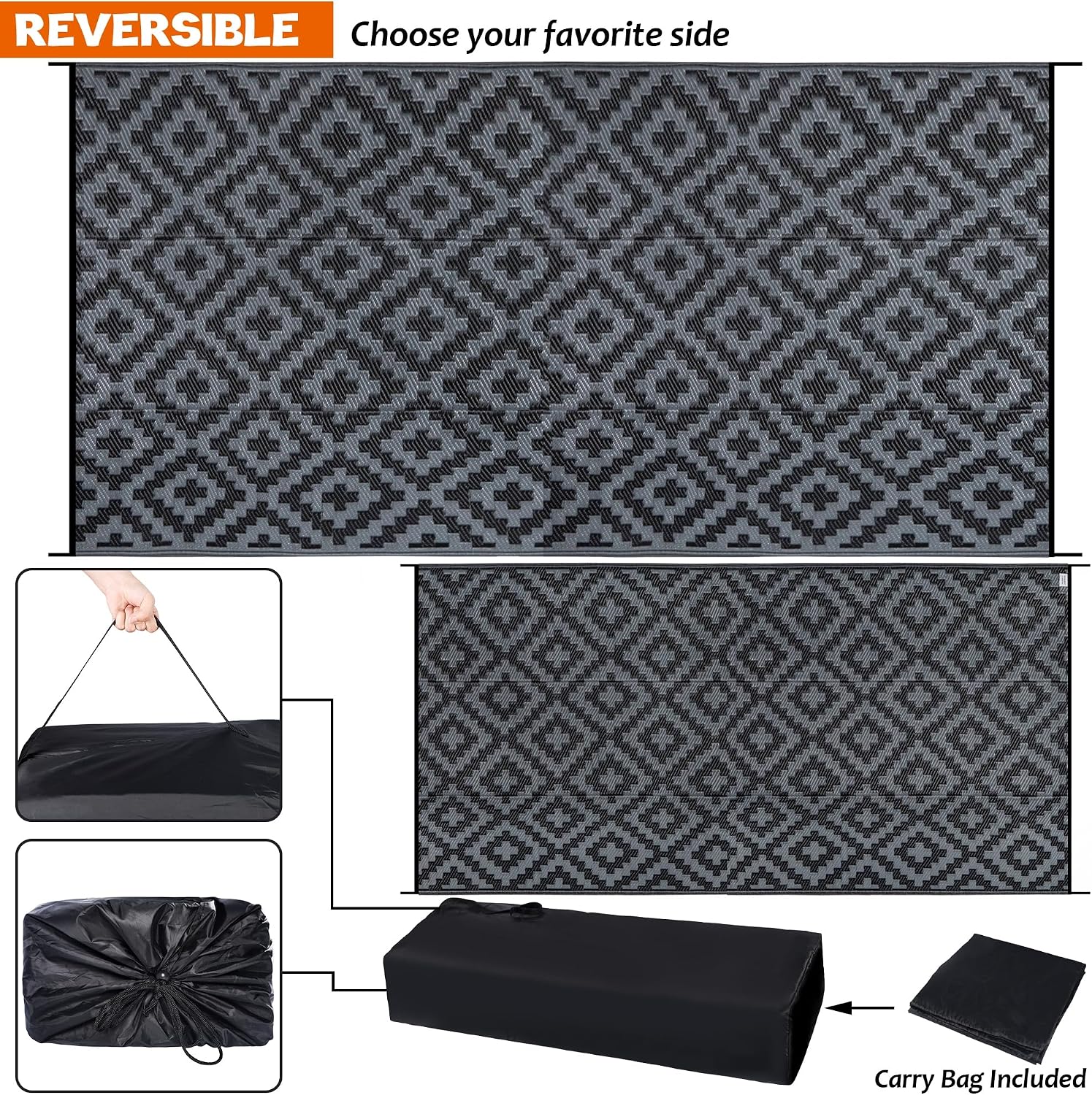 Waterdicht buitenkleed 9x18 ft - Outdoor Camping Rugs 9X18 recensie en prijs