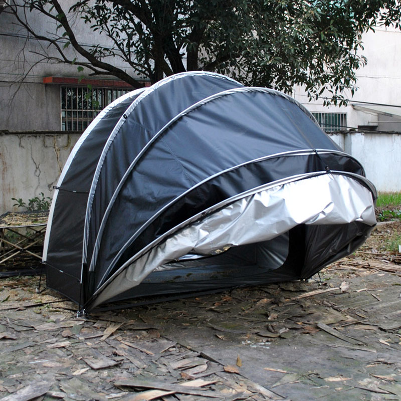 Motorfiets opbergtent, grote o - Outdoor Camping Warehouse recensie en prijs