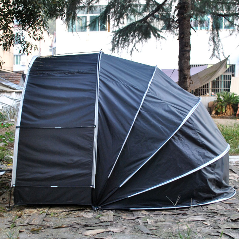 Motorfiets opbergtent, grote o - Outdoor Camping Warehouse recensie en prijs