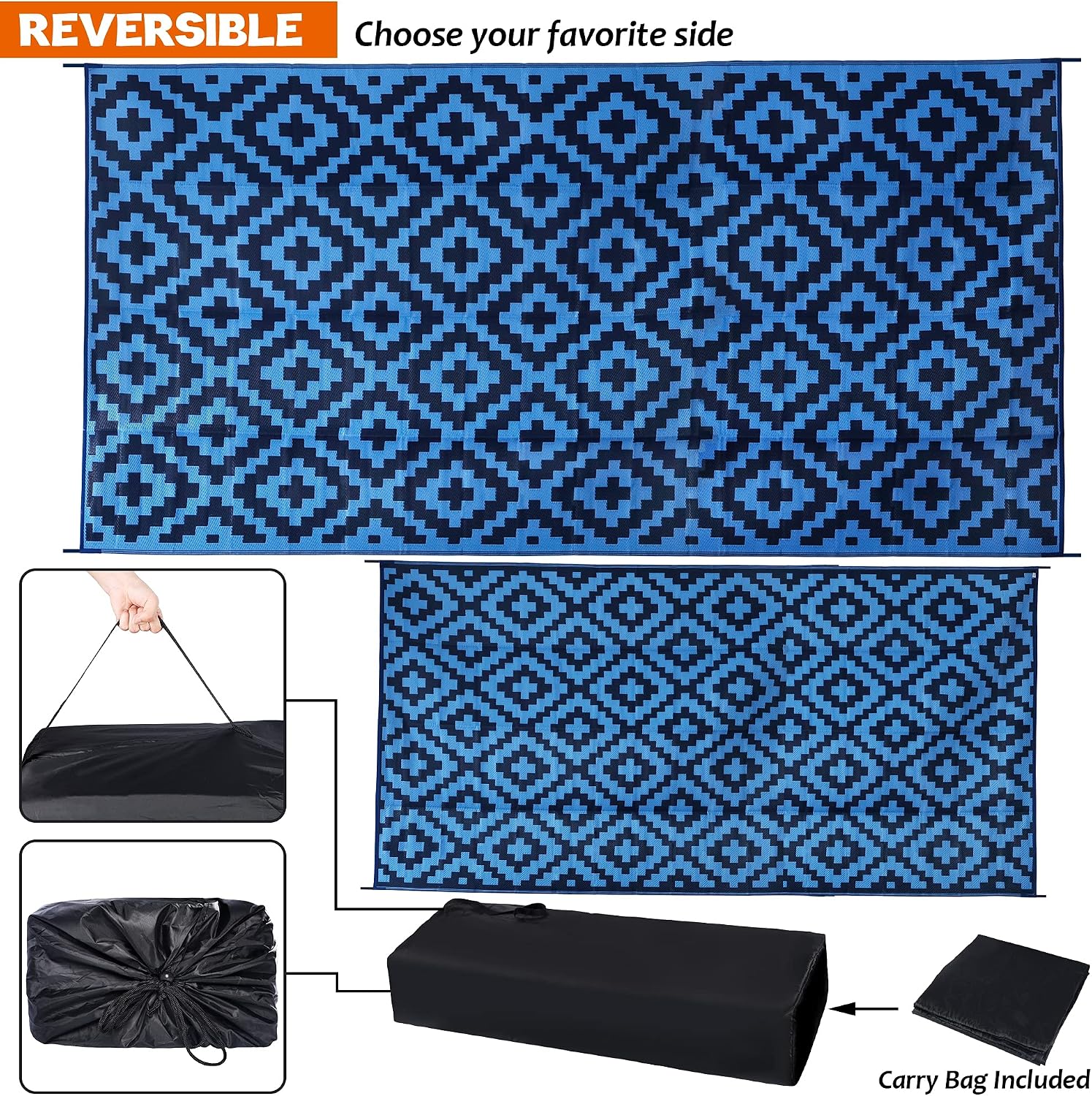 Waterdicht buitenkleed 9x18 ft - Outdoor Camping Rugs 9X18 recensie en prijs