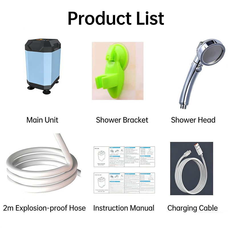 Draagbare buitendouche voor ka - Outdoor Camping Shower recensie en prijs