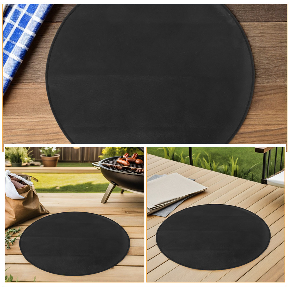 Ronde brandwerende BBQ-mat, hi - Outdoor Camping Fire recensie en prijs