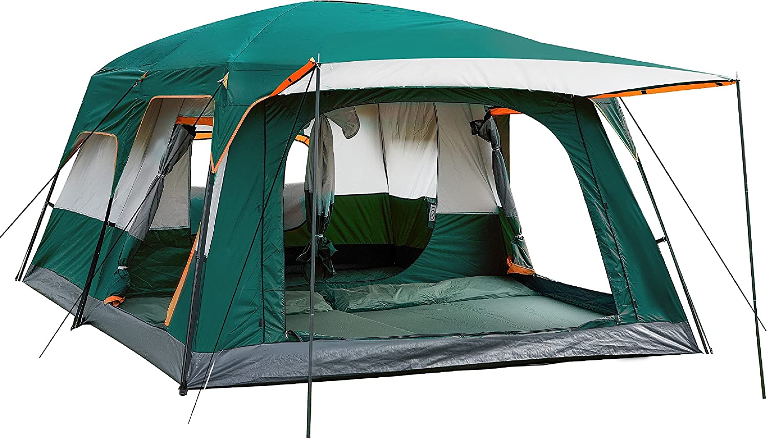 WOQI Twee-kamer extra grote ou - Outdoor Camping Tent Waterproof recensie en prijs