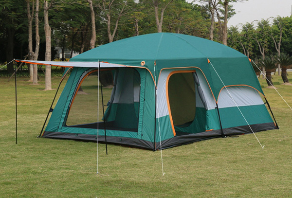 WOQI Twee-kamer extra grote ou - Outdoor Camping Tent Waterproof recensie en prijs