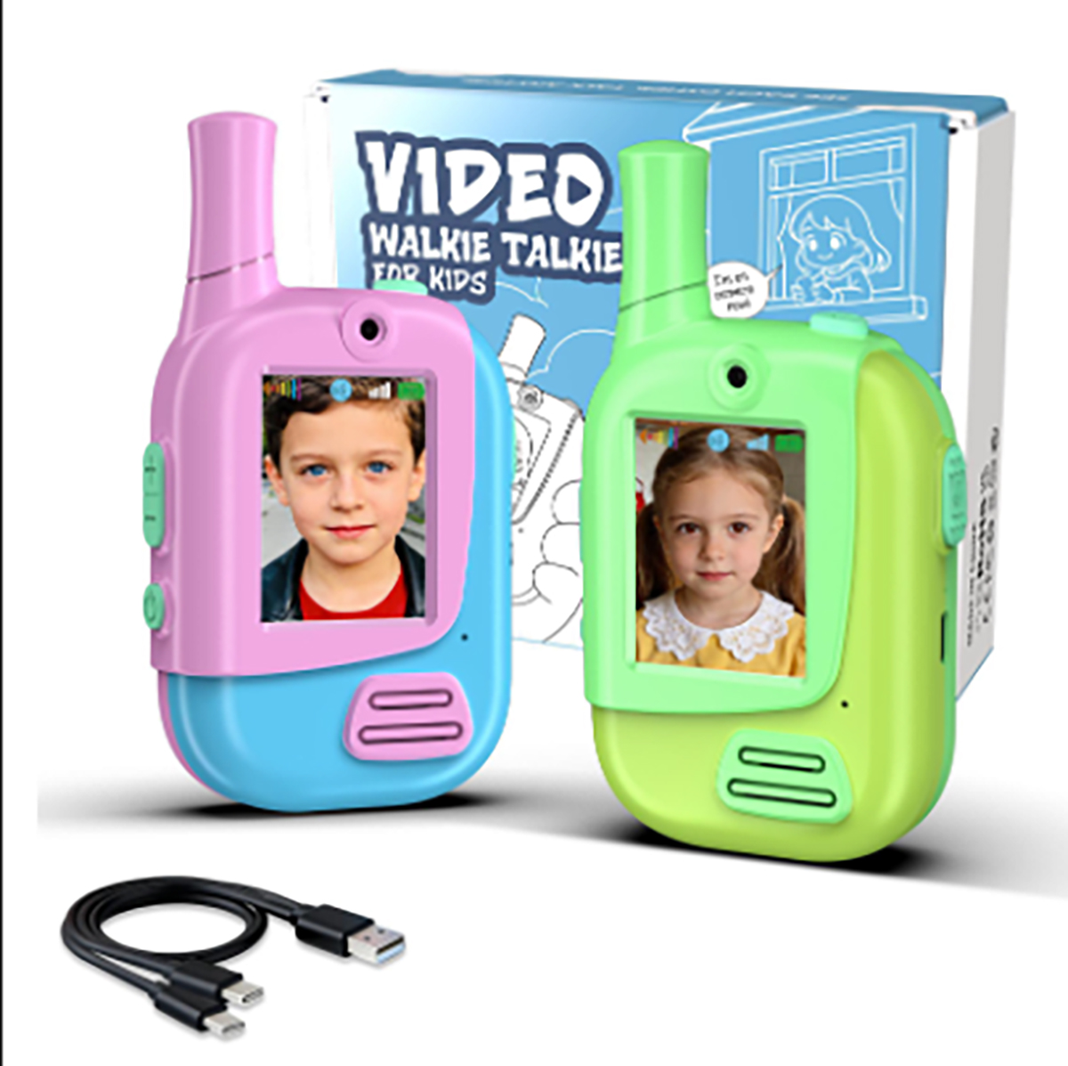 2-pack oplaadbare video-walkie - Outdoor Camping Games For Kids recensie en prijs